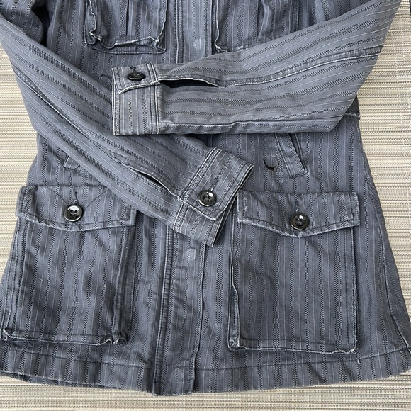 🎯RARE Stussy Military Style Jacket Gray Size Small - Picture 7 of 14